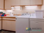 The laundry room with a Washer and Dryer, plus all needed detergents. There are also beach towels available for you to use.